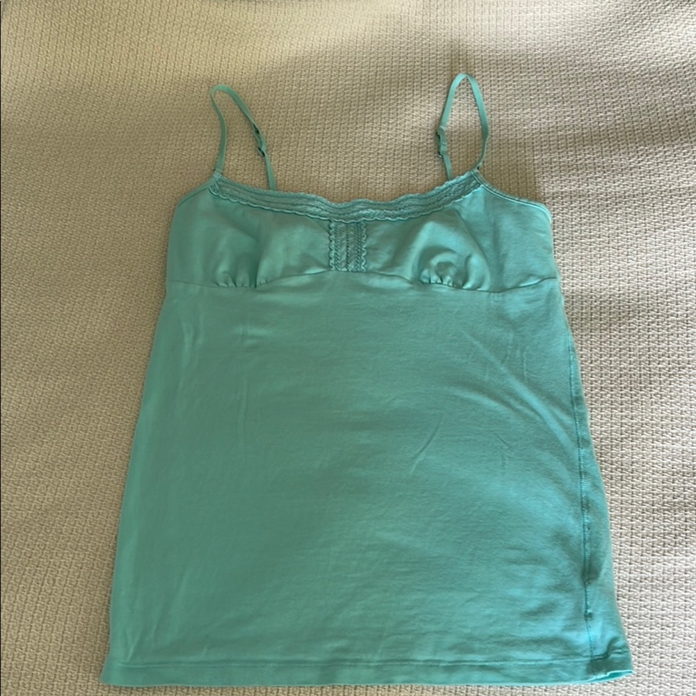 American Eagle Outfitters Blue Green Fitted Bustier Camisole